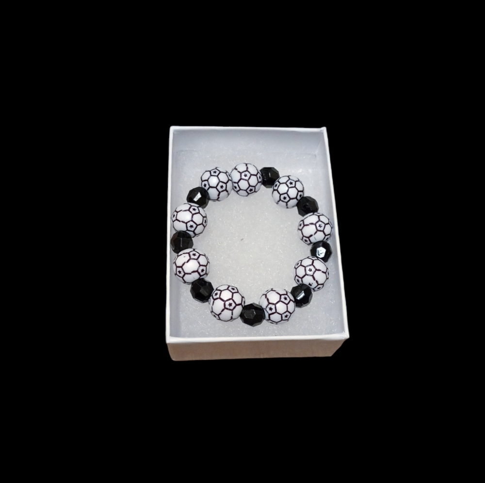 COPY - Handmade Children Soccer Bracelet